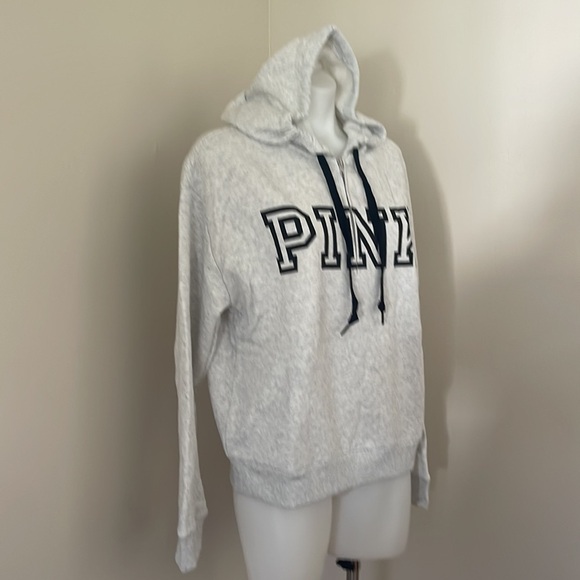 (NWT) Victoria’s Secret PINK Everyday Lounge 1/4 Zip in Heather Stone Grey - Picture 11 of 16